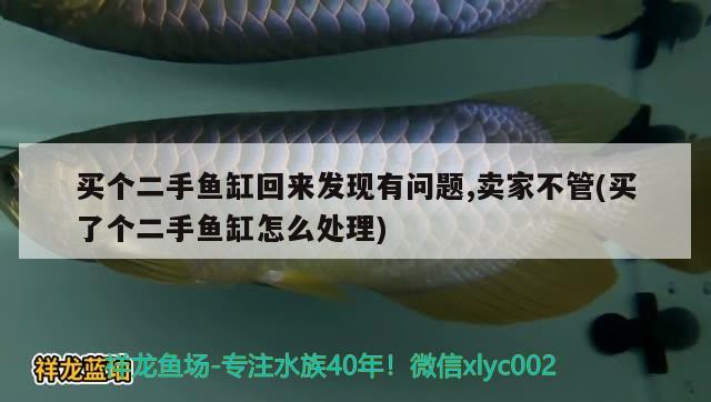 买个二手鱼缸回来发现有问题,卖家不管(买了个二手鱼缸怎么处理)